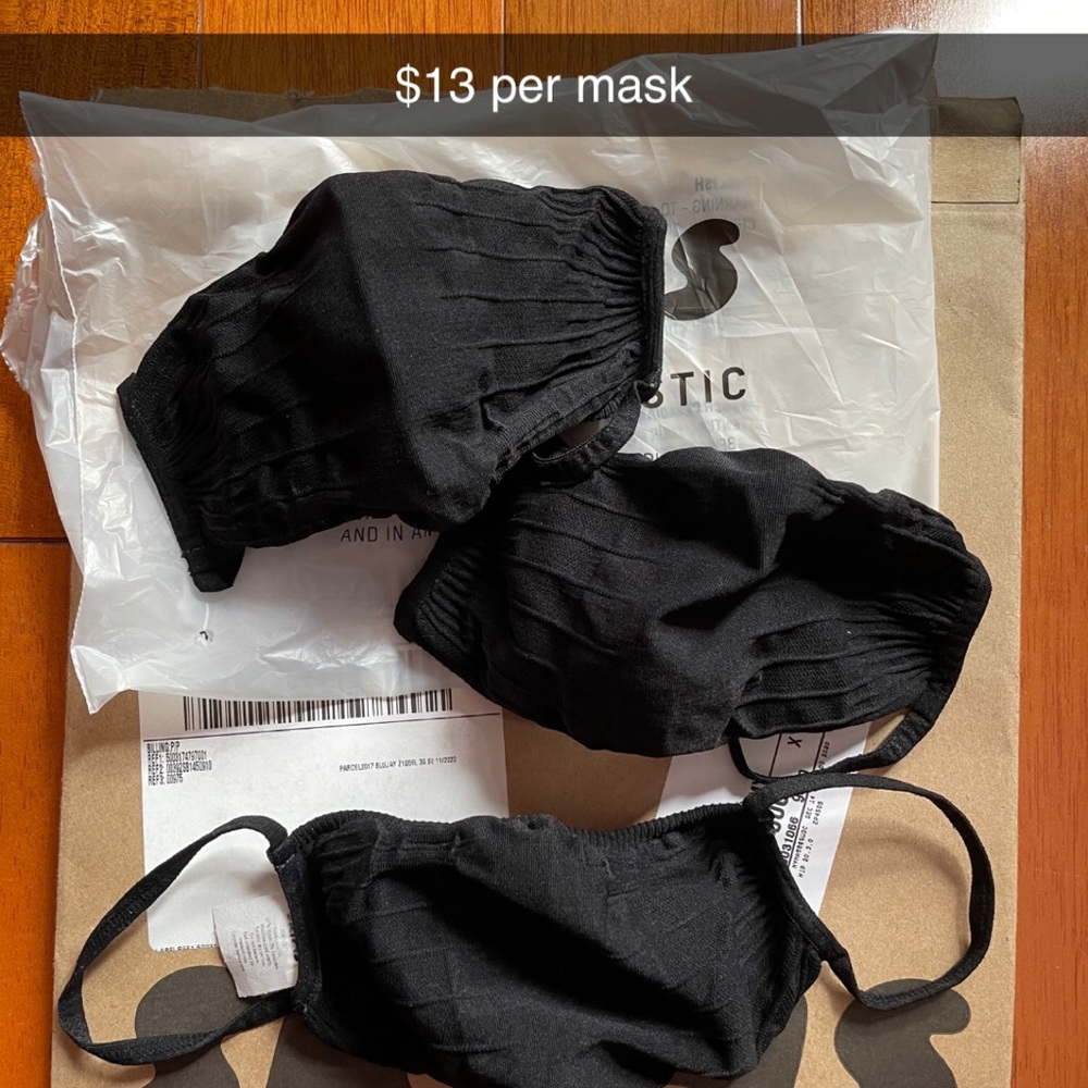 2 Black Skim mask for 26